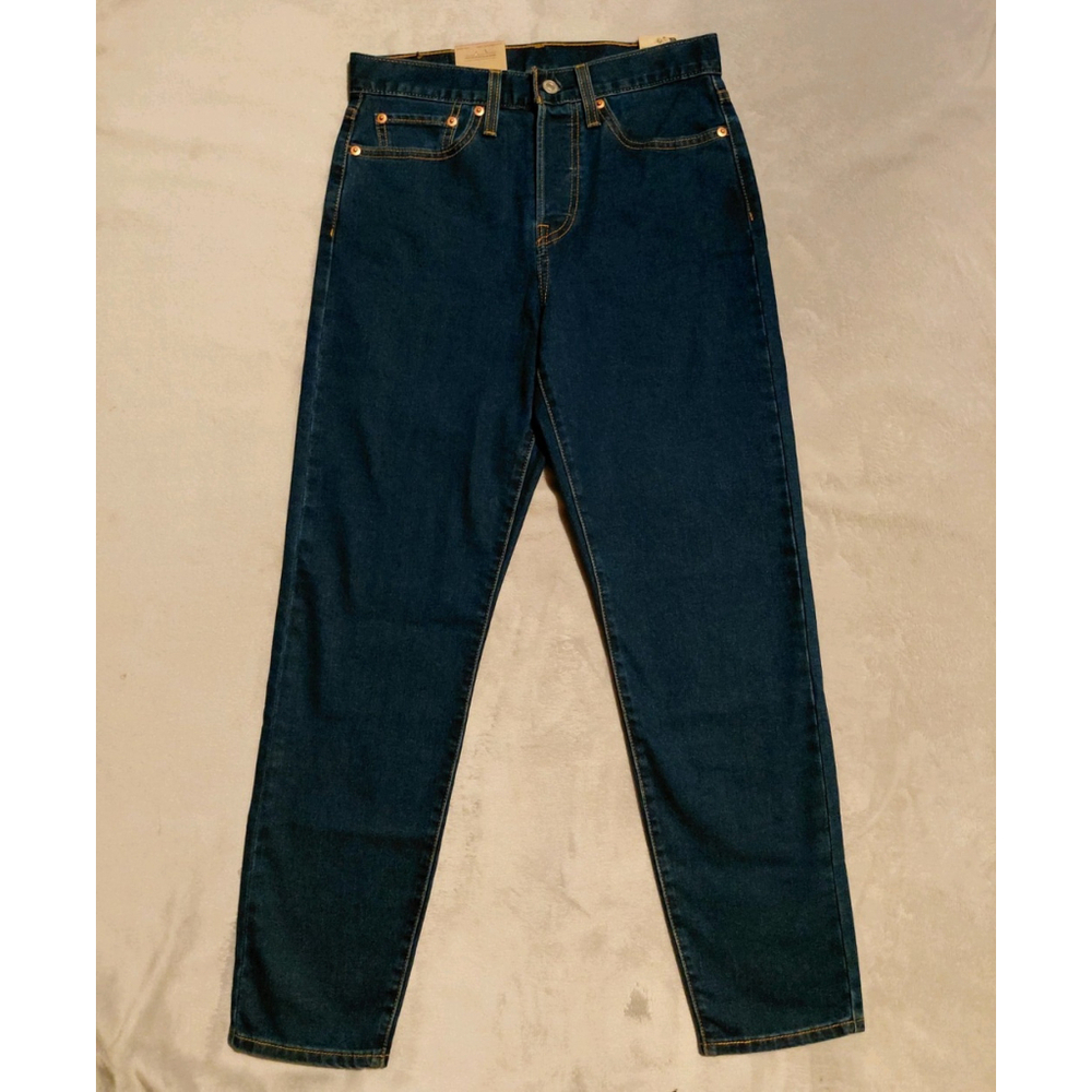 Levi’s Wedgie High Rise Straight Leg Button Fly Ankle Jeans Size 27 NWT